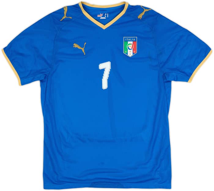 2007-08 Italy Home Shirt Del Piero #7 - 5/10 - (M)