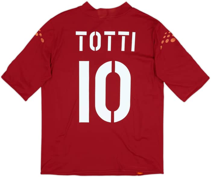 2003-04 Roma Home Shirt Totti #10 - 6/10 - (L)