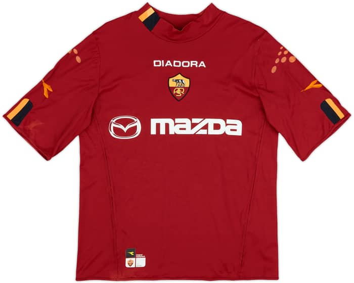 2003-04 Roma Home Shirt Totti #10 - 6/10 - (L)