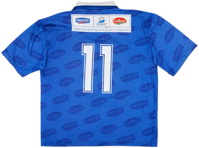 1998 France 98 Coupe du Monde Training Shirt #11 - 7/10 - (L)