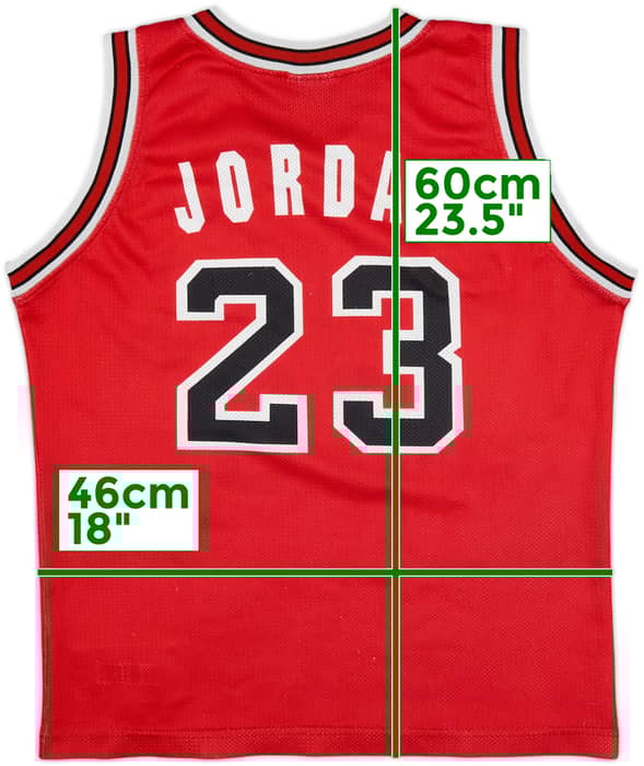 1991-98 Chicago Bulls Jordan #23 Champion Away Jersey - 7/10 - (L.Boys)