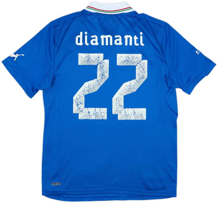 2012-13 Italy Home Shirt Diamanti #22 - 4/10 - (M)