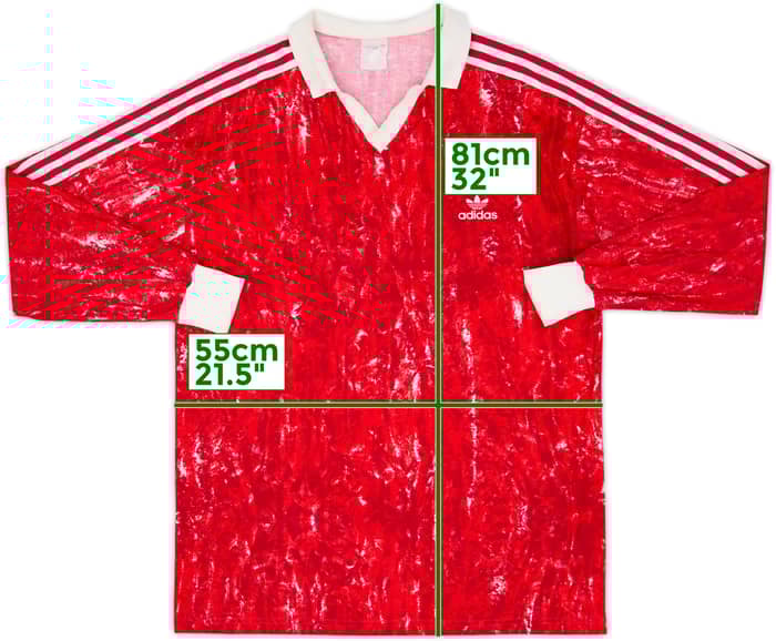 1980s adidas Template L/S Shirt #11 - 7/10 - (XL)