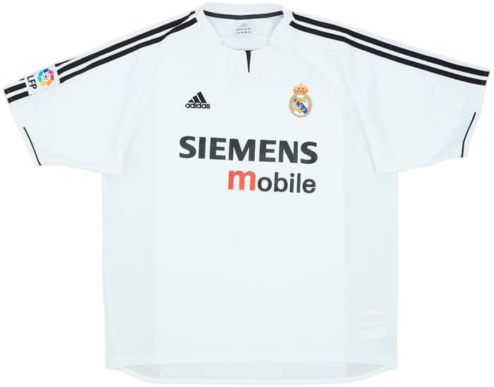 2003-04 Real Madrid Home Shirt R.Carlos #3 - 8/10 - (XL)