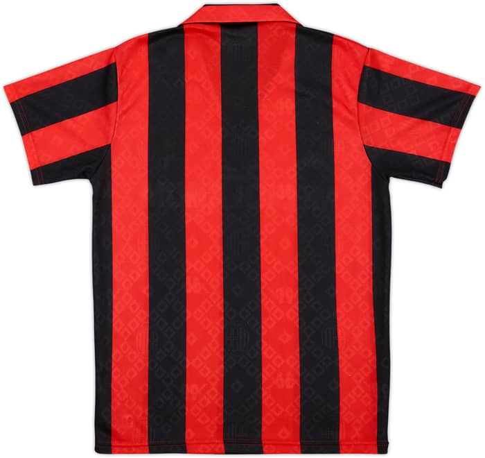 1989-90 AC Milan Home Shirt - 9/10 - (XS)