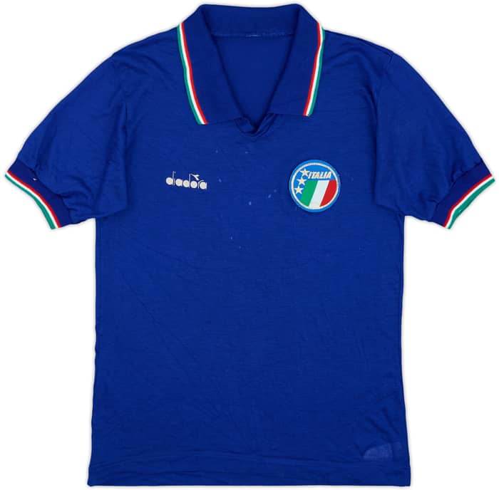 1986-91 Italy Home Shirt - 4/10 - (L.Boys)