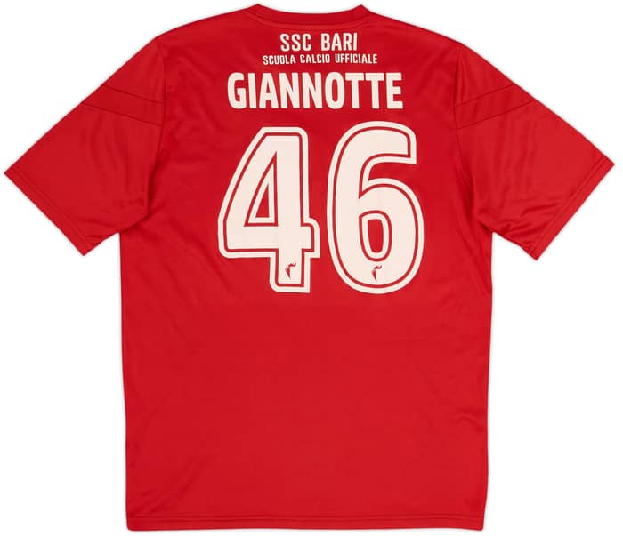 Camiseta de entrenamiento Kappa 'Scuola Calcio' del Bari Giannotte #46 2018-19 - 8/10 - (M)