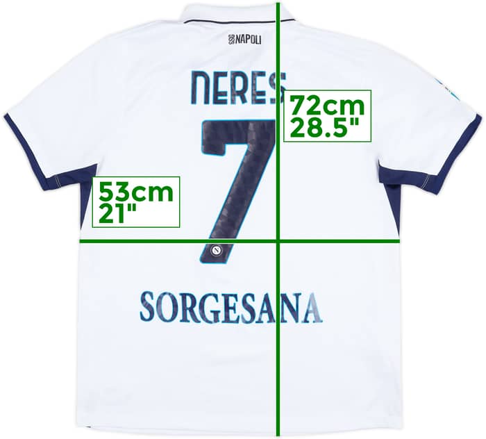 2024-25 Napoli Away Shirt Neres #7 - 4/10 - (L)