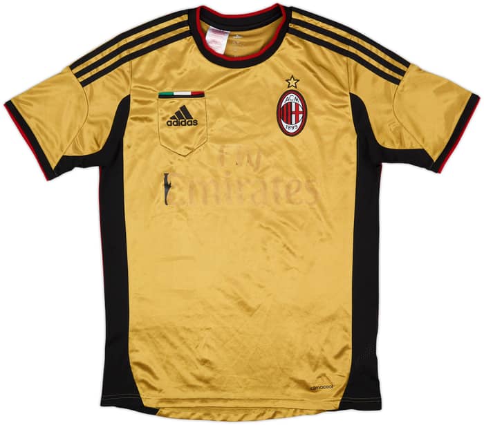 2013-14 AC Milan Third Shirt - 4/10 - (XL.Boys)