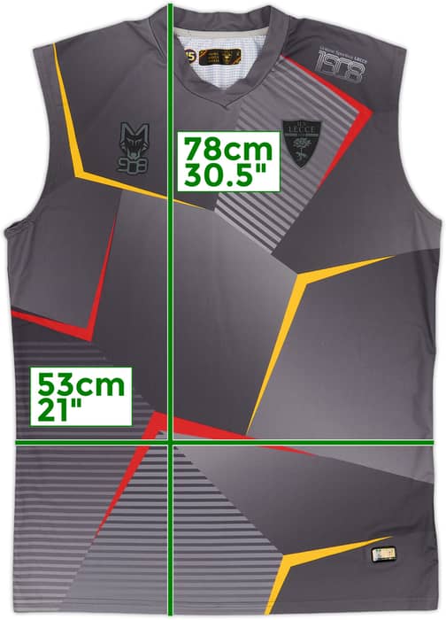 2019-20 Lecce M908 Chaleco de entrenamiento - 8/10 - (XL)