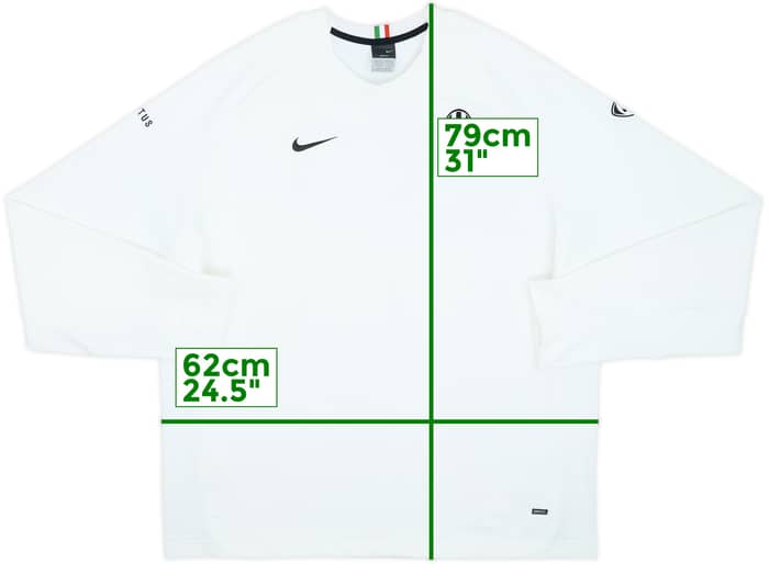 2005-06 Juventus Nike Sweat Top - 7/10 - (XL)