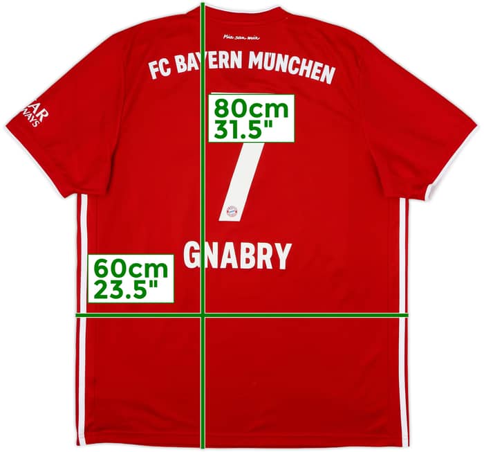 2020-21 Bayern Munich Home Shirt Gnabry #7 - 9/10 - (XL)