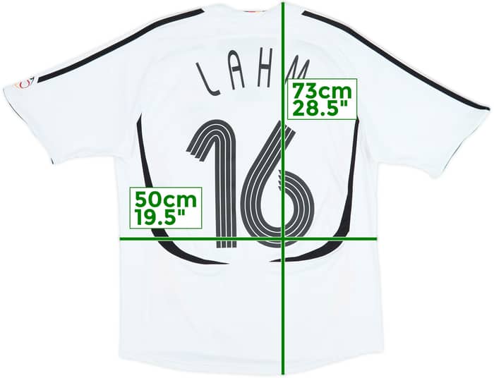 2005-07 Alemania Local Camiseta Lahm #16 - 6/10 - (XL.Boys)