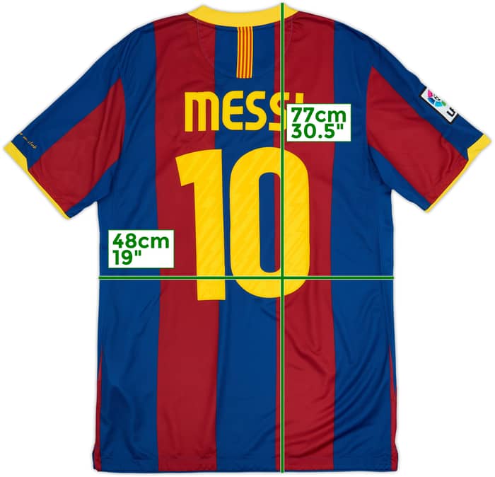 2010-11 Barcelona Camiseta local Messi #10 - 5/10 - (M)