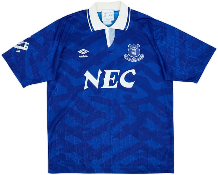 1991-93 Everton Home Shirt - 8/10 - (L)