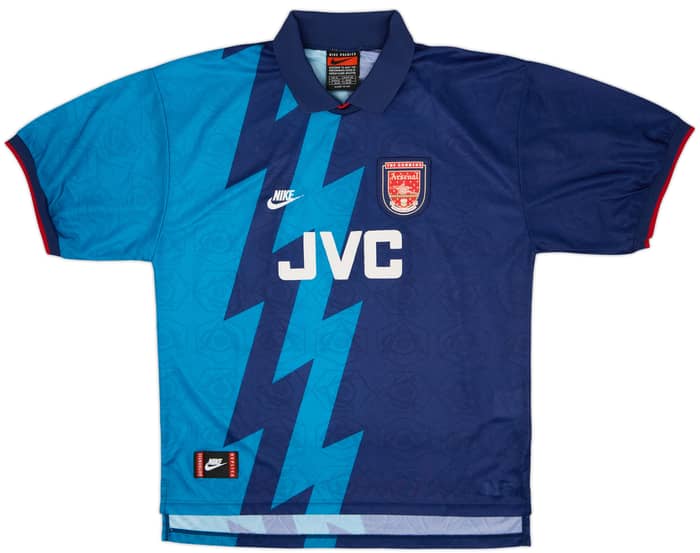 1995-96 Arsenal Away Shirt Wright #8 - 9/10 - (XL)