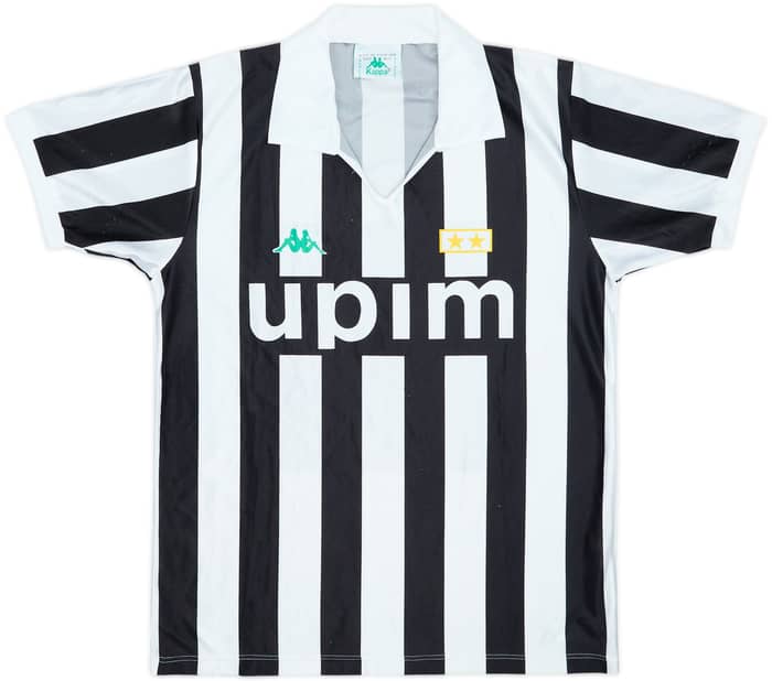 1989-90 Juventus Basic Home Shirt - 8/10 - (M)