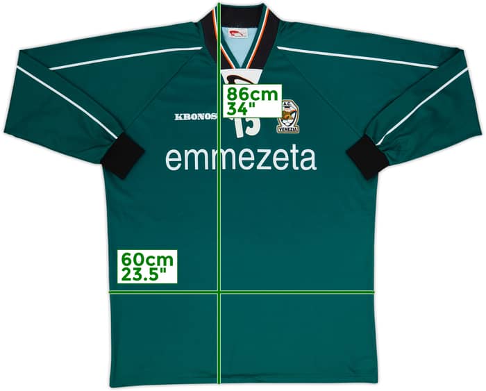 1999-00 Venezia Kronos Player Issue Training L/S Shirt #15 - 7/10 - (XXL)