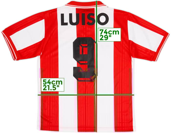1997-98 Vicenza Home Shirt Luiso #9 - 7/10 - (M)