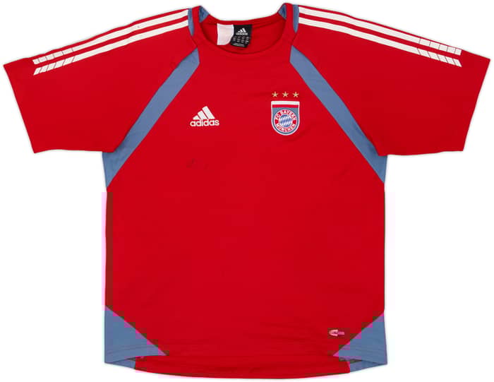 2005-06 Bayern Munich Signed adidas Training Shirt - 6/10 - (XL.Boys)