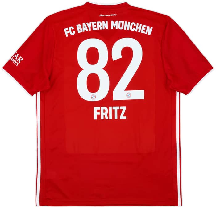 2020-21 Bayern Munich Home Shirt Fritz #82 - 8/10 - (L)