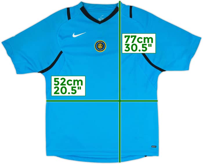 2006-07 Inter Milan Nike Training Shirt - 7/10 - (M)