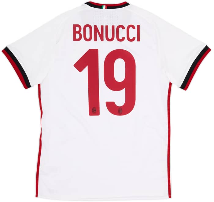 2017-18 AC Milan Player Issue Away Shirt Bonucci #19 - 9/10 - (L)
