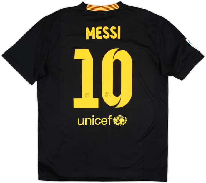 2013-14 Barcelona Tercera Camiseta Messi #10 - 8/10 - (L)