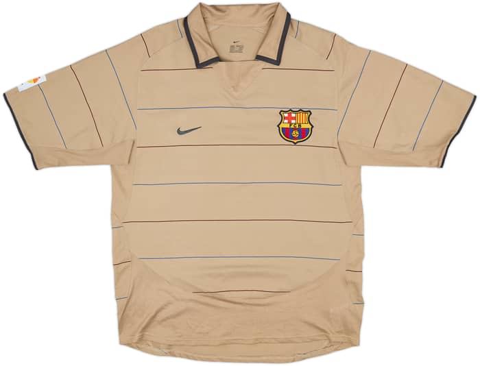 2003-05 Barcelona Away Shirt Ronaldinho #10 - 9/10 - (M)