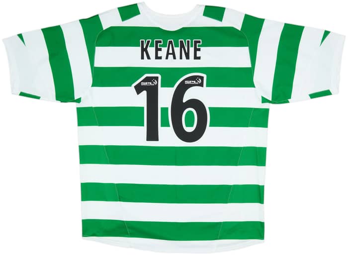 2005-07 Celtic Home Shirt Keane #16 - 5/10 - (XL)
