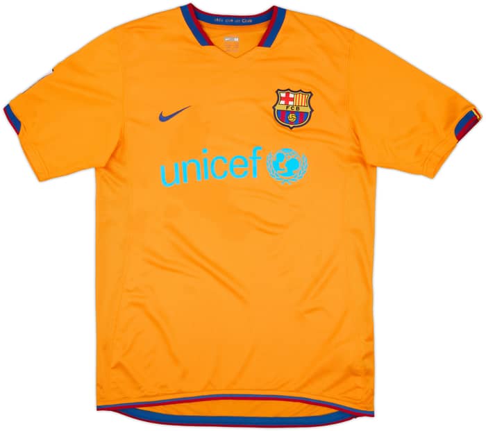 2006-08 Barcelona Away Shirt Ronaldinho #10 - 9/10 - (M)