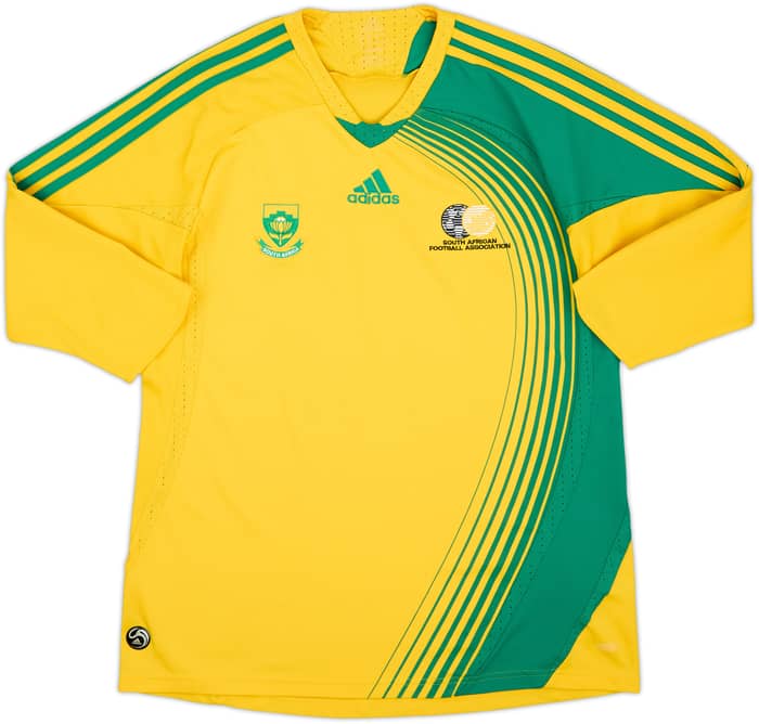 2007-09 South Africa Home L/S Shirt - 8/10 - (M)