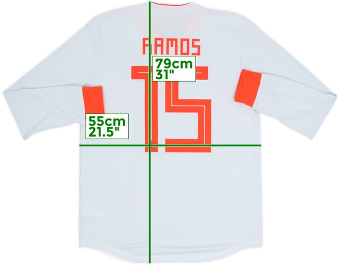 2018-19 Spain Player Issue Away L/S Shirt Ramos #15 (L)