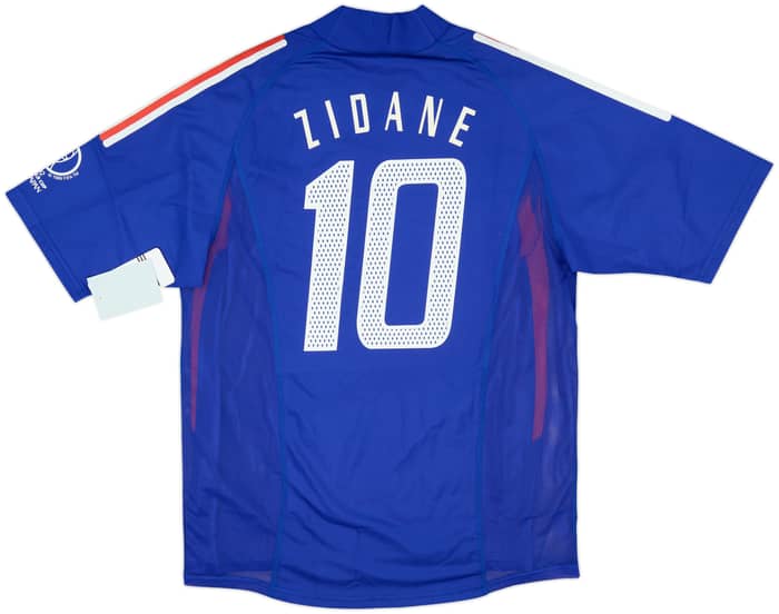 2002-04 France Player Issue Home Shirt Zidane #10 (M)