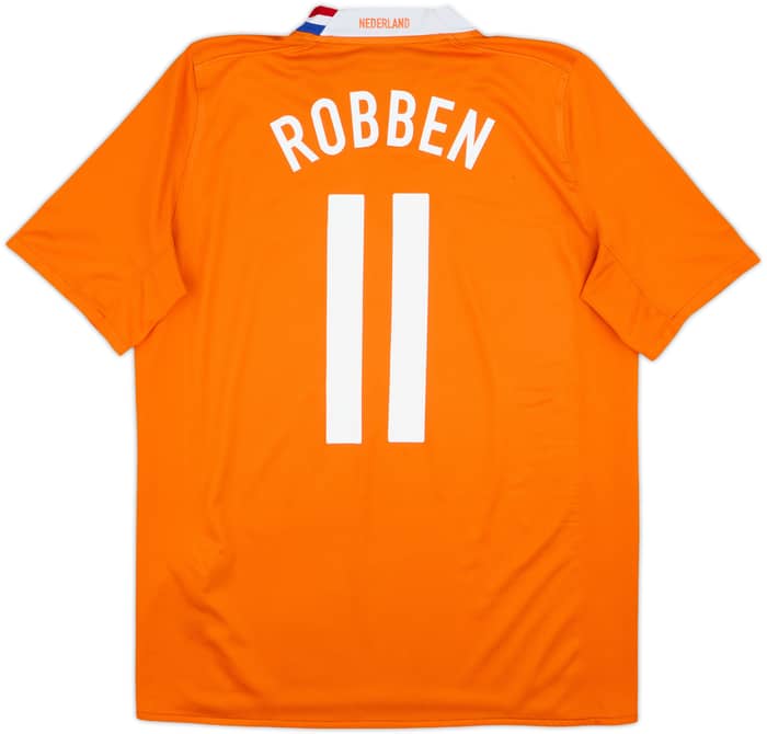 2008-10 Países Bajos Local Camiseta Robben #11 - 7/10 - (M)