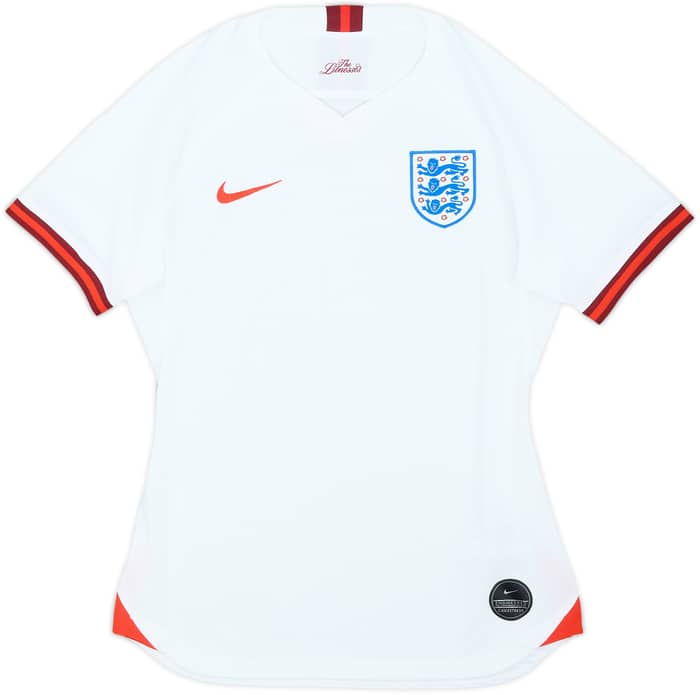 2019 England Lionesses Home Shirt - 8/10 - (Women's S)