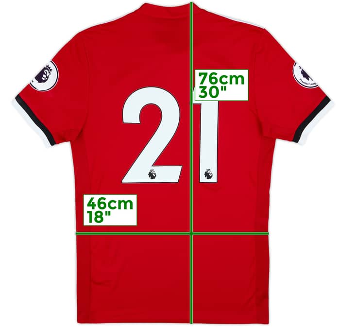 2017-18 Manchester United Home Shirt #21 - 8/10 - (M)