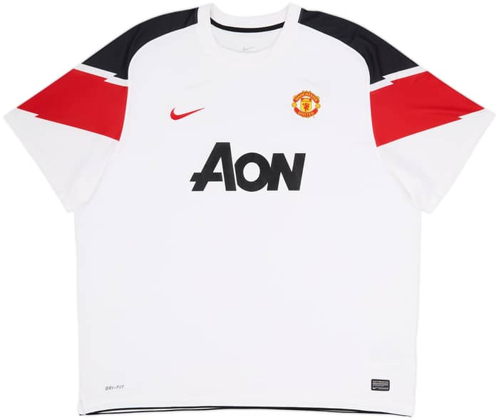 2010-12 Manchester United Away Shirt Valencia #7 - 8/10 - (3XL)