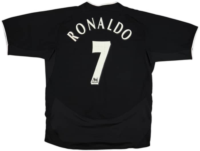 2003-05 Manchester Unido Camiseta Visitante Ronaldo #7 - 6/10 - (L)