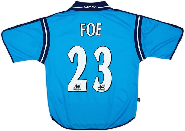 2002-03 Manchester City Home Shirt Foe #23 - 8/10 - (S)
