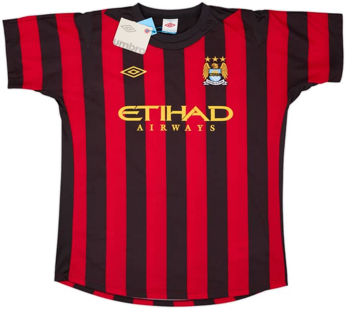 2011-12 Manchester City Camiseta de visitante Kun Aguero #16 (L)