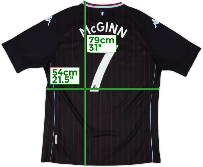 2020-21 Aston Villa Away Shirt McGinn #7 - 8/10 - (XXL)