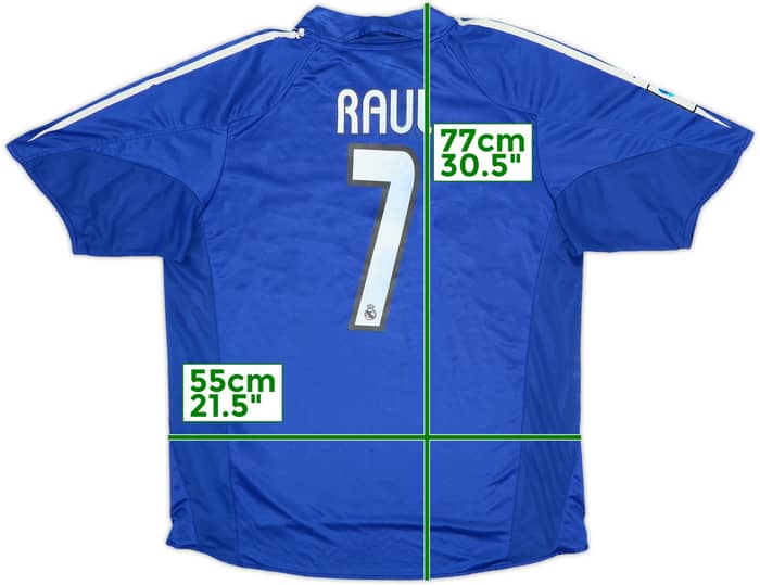 2004-05 Real Madrid Third Shirt Raul #7 - 5/10 - (L)
