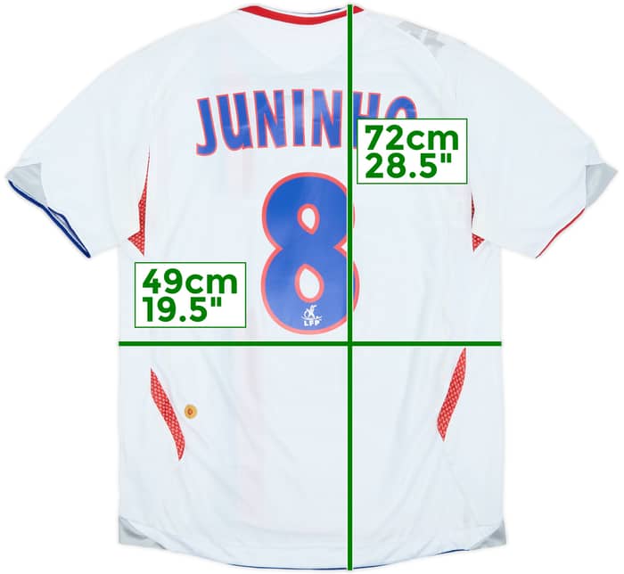 2006-08 Lyon Home Shirt Juninho #8 - 5/10 - (S)