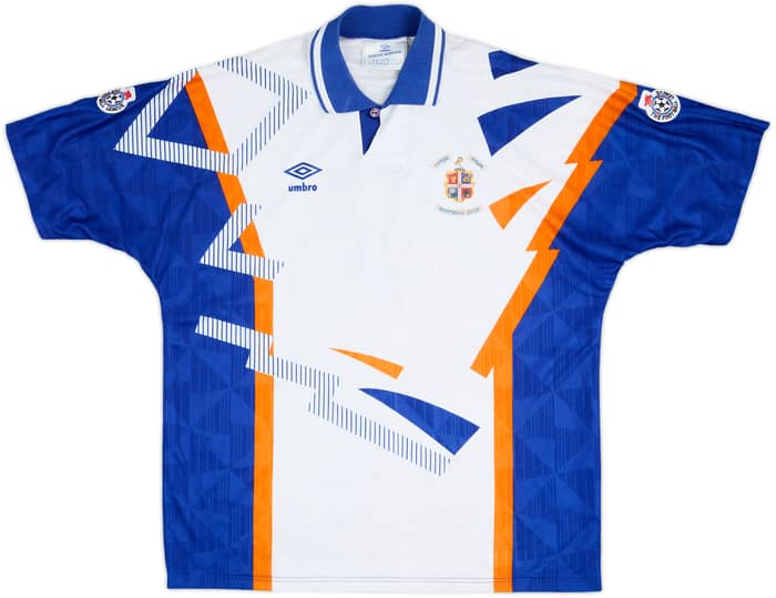 1991-92 Luton Town Home Shirt #6 - 8/10 - (L)