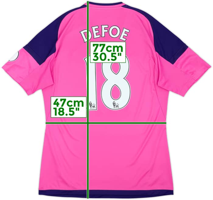 2016-17 Sunderland Third Shirt Defoe #18 - 8/10 - (M)