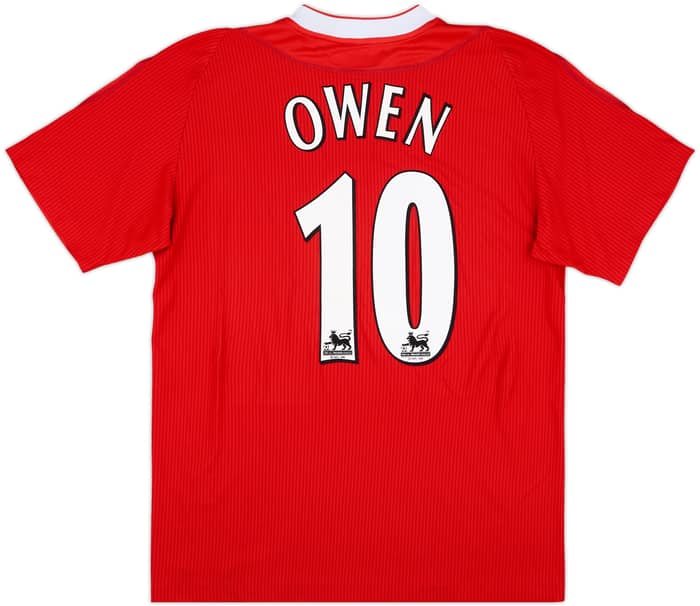 2002-04 Liverpool Home Shirt Owen #10 - 9/10 - (M)