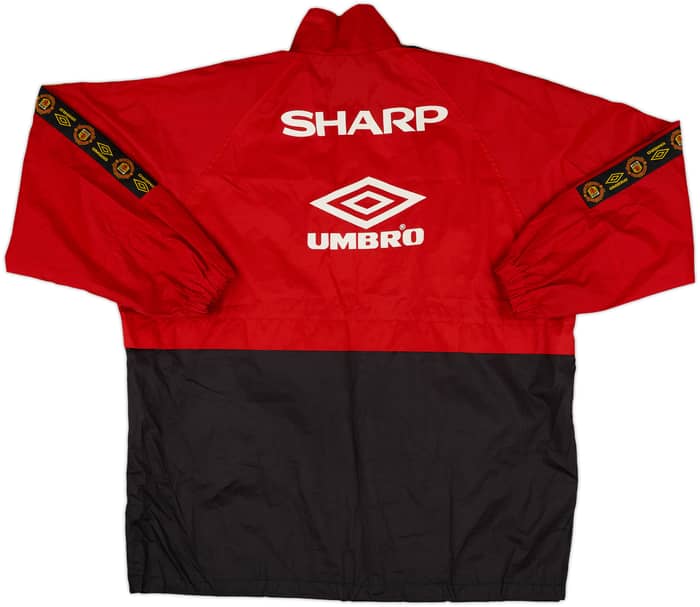 1996-97 Manchester United Umbro Rain Jacket - 8/10 - (M)