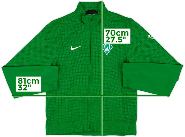 2009-10 Werder Bremen Nike Track Jacket - 7/10 - (S)