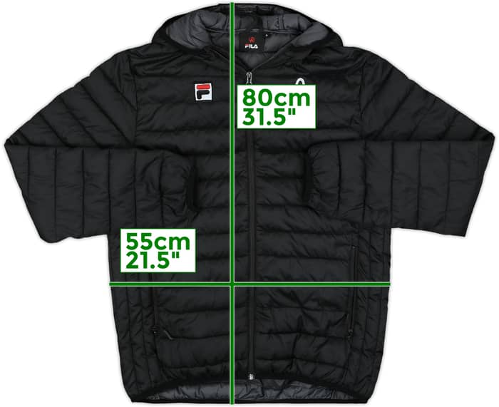 2022-23 Vicenza Fila Padded Bench Coat - 8/10 - (S)